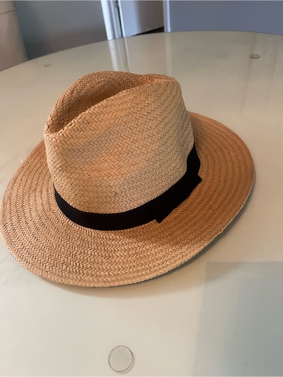 aerie Other - Aerie Panama Straw Raffia Panama Sun Hat Fedora Natural